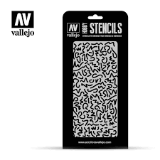 Vallejo Stencils - Camouflages - Luftwaffe WWII Shingles Camo