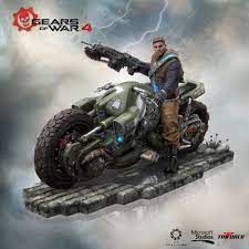 Gears Of War 4 JD Fenix Cog Bike Premium Statue