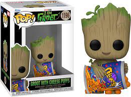 Groot with Cheese Puffs #1196 I am Groot Pop! Vinyl