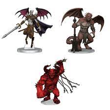 D&D Icons of the Realms Archdevils Hutijin, Moloch, Titivilus