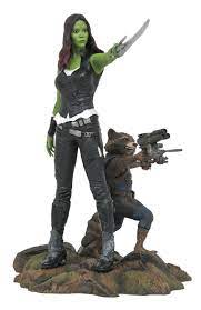 Gamora & Rocket Guardians of the Galaxy Statue
