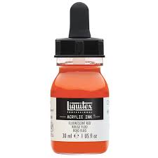 Liquitex Acrylic Ink Fluorescent Red