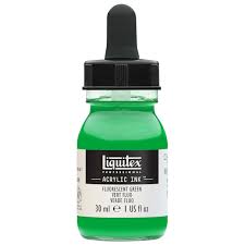 Liquitex Acrylic Ink Fluorescent Green