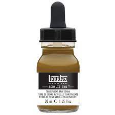 Liquitex Acrylic Ink Transparent Raw Sienna