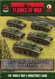 Flames of War - Soviet BT-7 Fast Tankovy Company