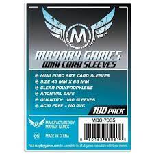 Mayday - Mini Euro Card Sleeve (Pack of 100) - 45 MM X 68 MM