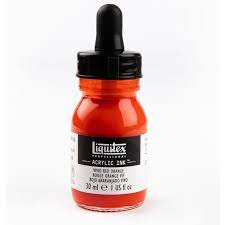Liquitex Acrylic Ink Vivid Red Orange