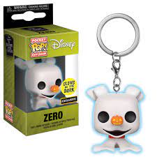 Zero (Glow) - Nightmare Before Christmas Pop! Keychain