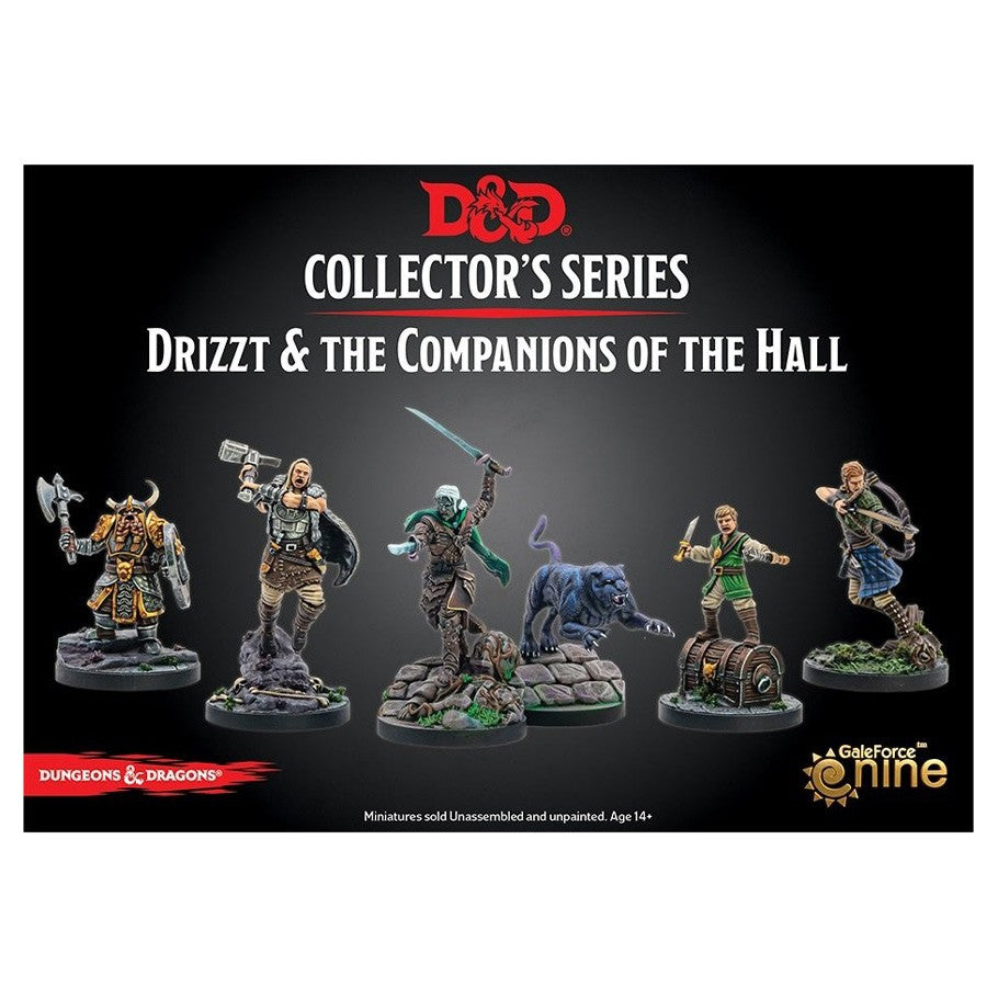 D&D Collectors Series Miniatures The Legend of Drizzt Companions of the Hall (6)