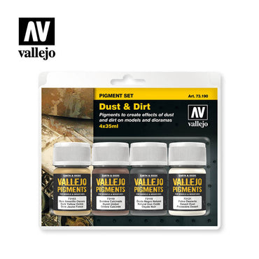 Vallejo Pigments - Set Dust & Dirt 35ml