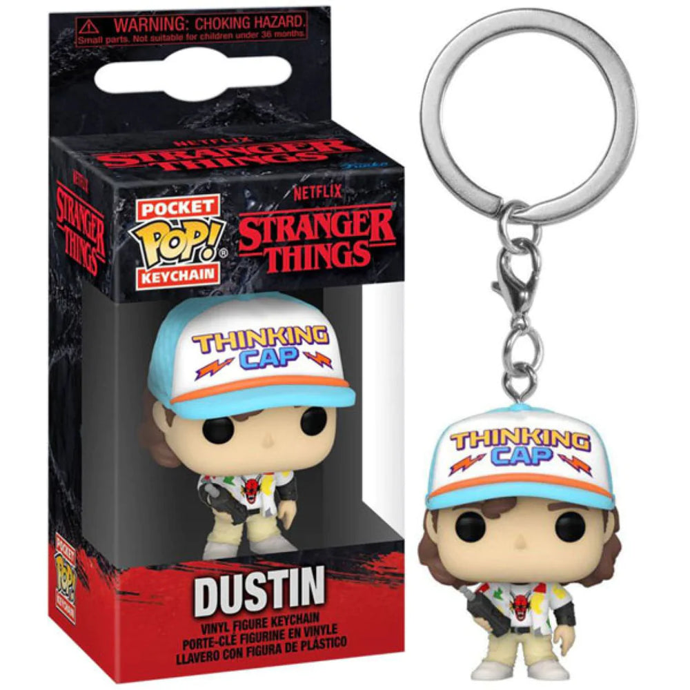 Dustin - Stranger Things Pop! Keychain