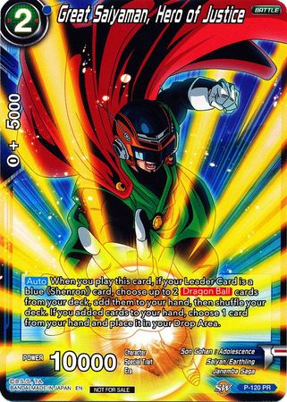 Great Saiyaman, Hero of Justice (Power Booster) [P-120]