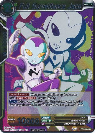 Full Surveillance Jaco (Event Pack 4) [BT5-088]
