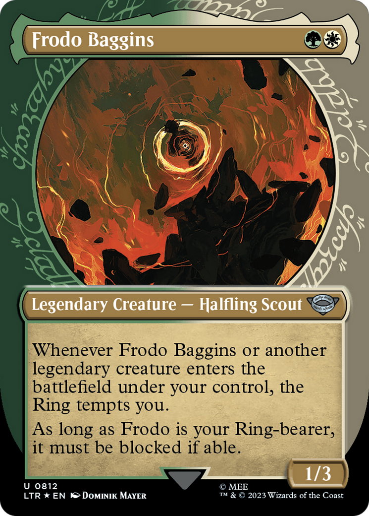 Frodo Baggins (Showcase) (Surge Foil) [The Lord of the Rings: Tales of Middle-Earth]