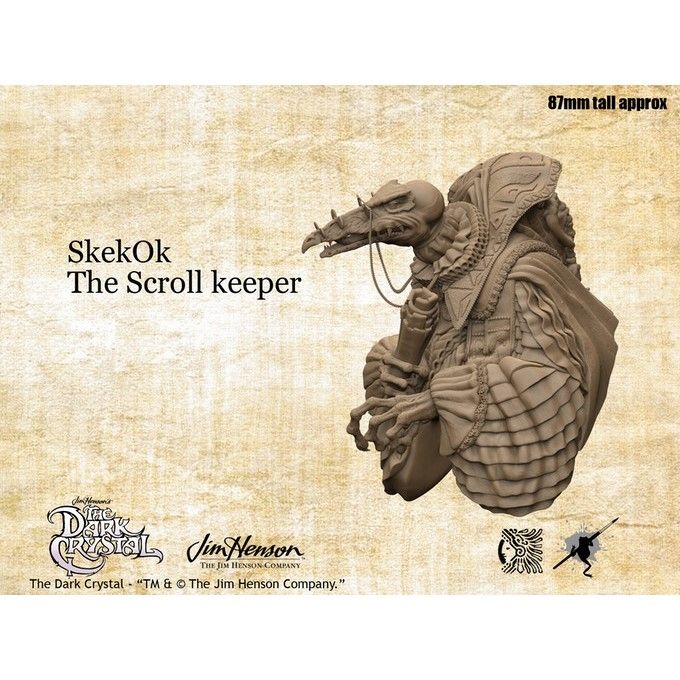 Jim Henson's Collectible Models - SkekOk the Scroll Keeper