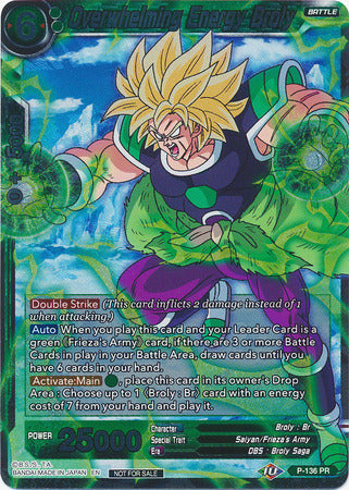 Overwhelming Energy Broly (Series 7 Super Dash Pack) [P-136]
