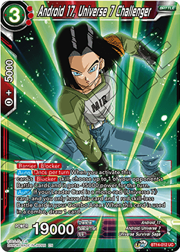 Android 17, Universe 7 Challenger [BT14-012]