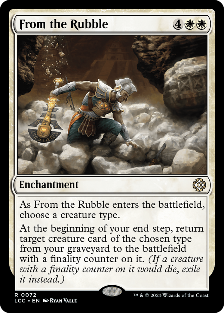 From the Rubble [The Lost Caverns of Ixalan Commander]