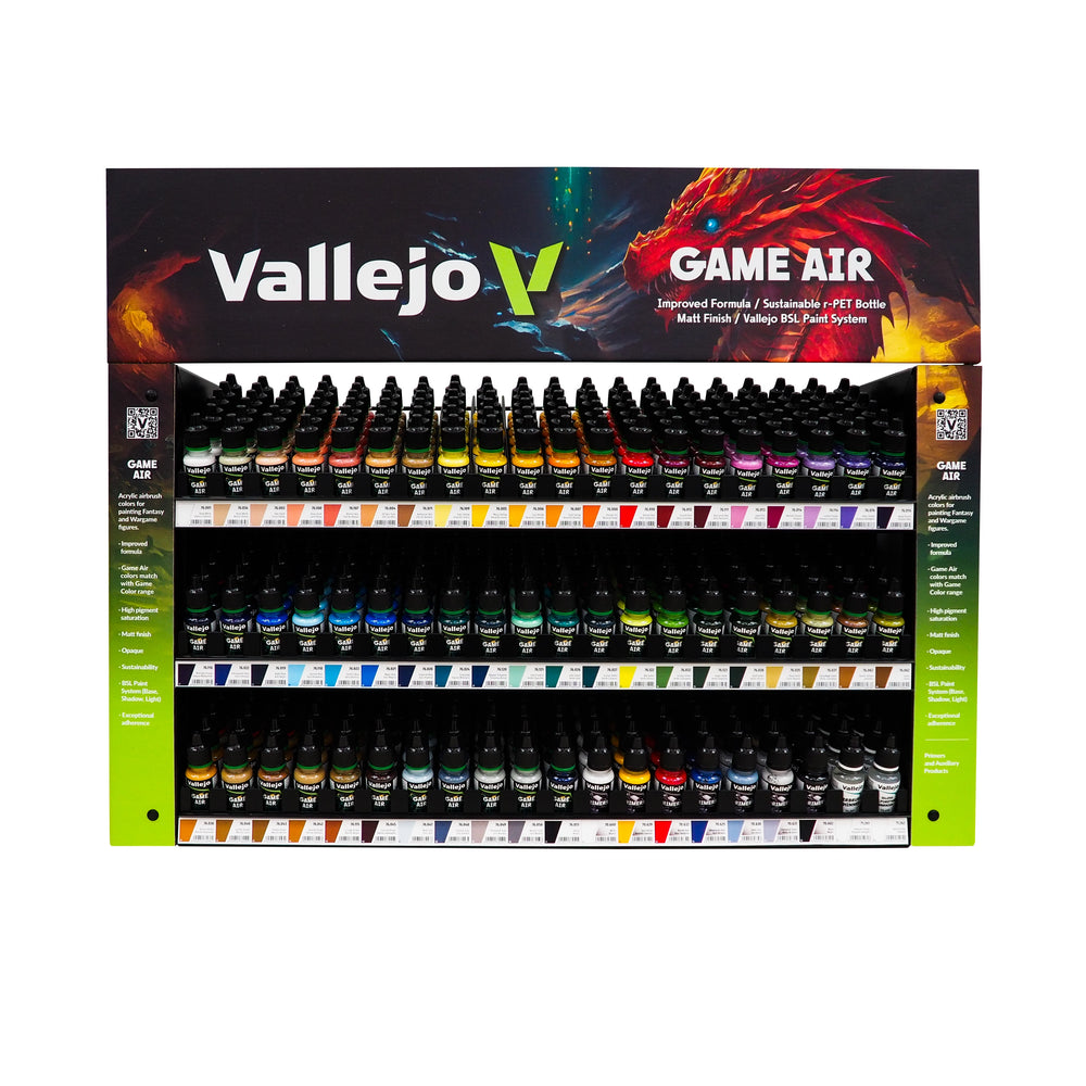 Vallejo Game Air - Complete Range Display (Stand with Paints)