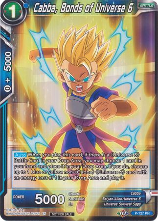Cabba, Bonds of Universe 6 (Shop Tournament: Assault of Saiyans) [P-127]