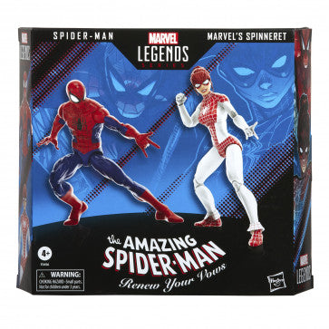 Marvel Legends Series Spider-Man and Marvel's Spinneret