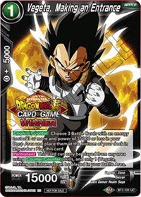 Vegeta, Making an Entrance (Top 16 Winner) [BT7-101]