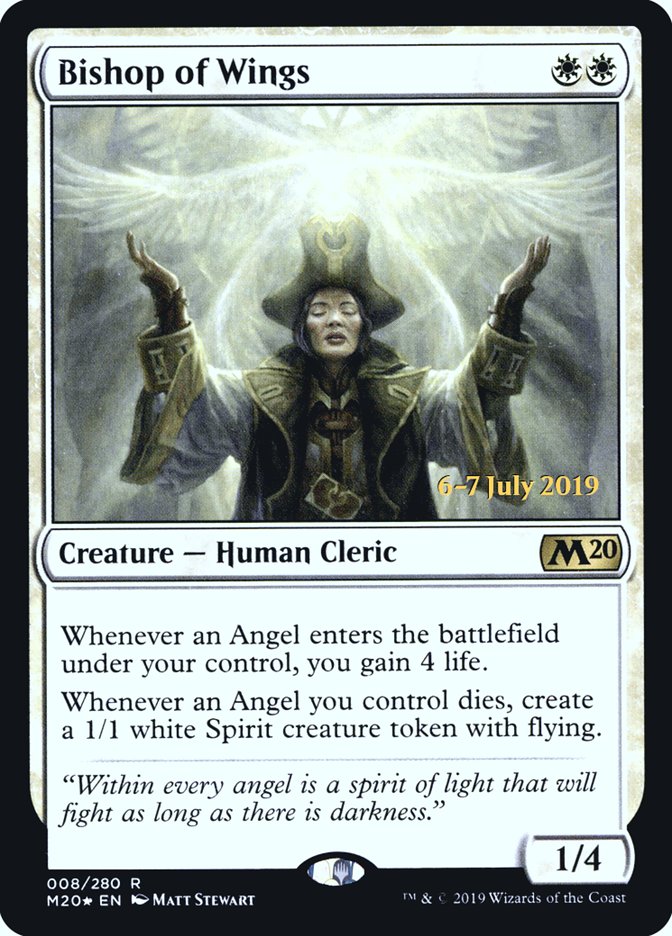 Bishop of Wings [Core Set 2020 Prerelease Promos]