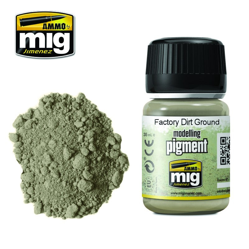 Ammo by MIG Pigments Factory Dirt Ground 35ml