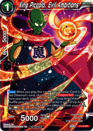 King Piccolo, Evil Ambitions (Power Booster) [P-119]