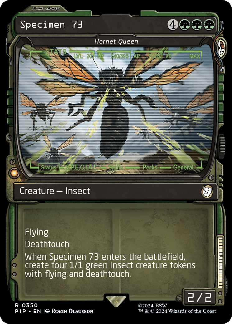 Specimen 73 - Hornet Queen (Showcase) [Fallout]