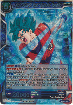Rapid Onslaught Super Saiyan Blue Son Goku [P-022]