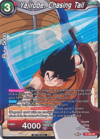 Yajirobe, Chasing Tail (Shop Tournament: Assault of Saiyans) [P-126]