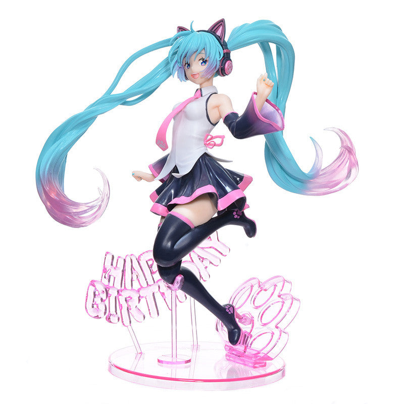 Hatsune Miku - Birthday Happy Cat Version