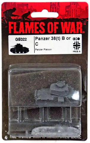 Flames of War - GE022 Panzer 38(t) B or C