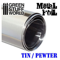 Flexible Metal Foil - TIN / PEWTER - Green Stuff World