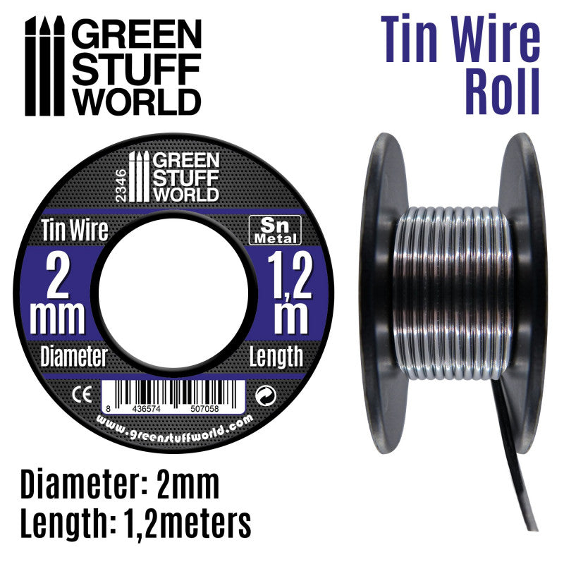 Flexible Tin Wire Roll 2mm - Green Stuff World