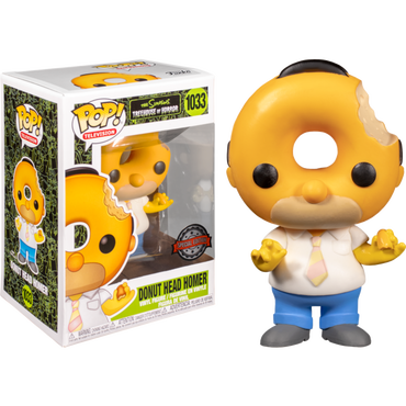 Donut Head Homer (Special Edition) #1033 The Simpsons Treehouse Of Horror Pop! Vinyl
