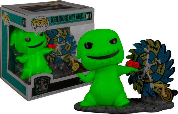 Oogie Boogie with Wheel (Glow in the Dark Special Edition) #811 Disney Pop! Vinyl