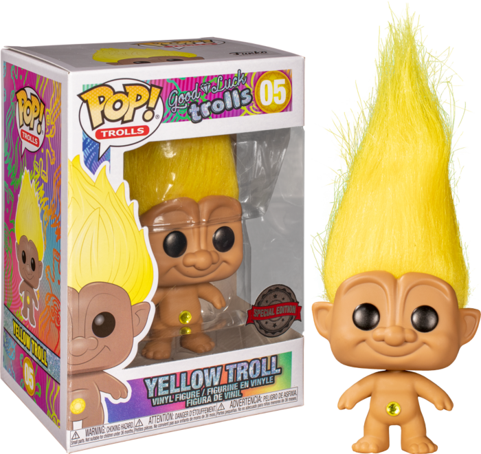Yellow Troll #05 (Special Edition) Good Luck Trolls Pop! Vinyl