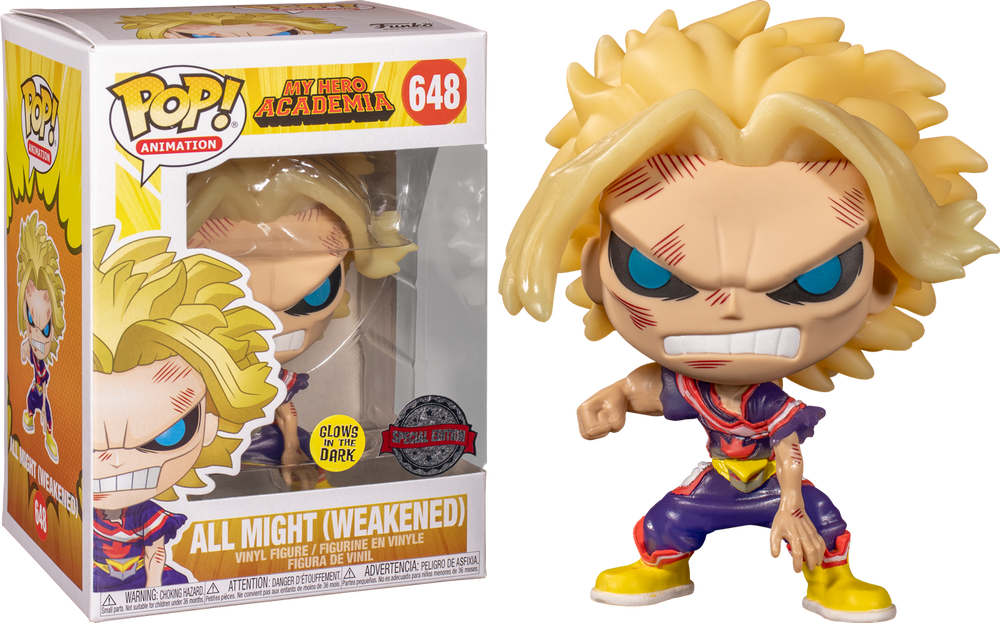 All Might (Weakened) #648 My Hero Academia Pop! Vinyl