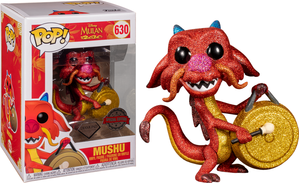 Mushu (Diamond Collection Special Edition) #630 Mulan Pop! Vinyl