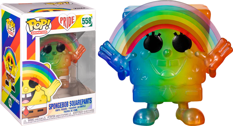Spongebob Squarepants (Pride) #558 Spongebob Squarepants Funko Pop! Vinyl