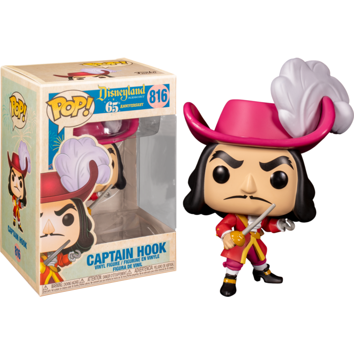 Captain Hook #816 Disneyland 65th Anniversary Pop! Vinyl