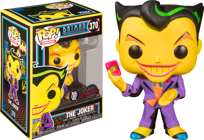 The Joker (Black Light Glow Special Edition) #370 Batman The Animated Series Pop! Vinyl