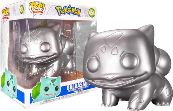 Bulbasaur (10 Inch Silver Special Edition) #454 Pokemon Pop! Vinyl