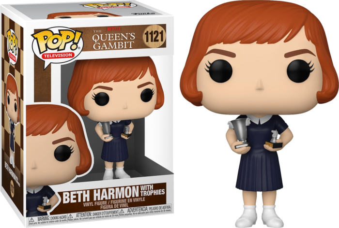 Beth Harmon with Trophies #1121 The Queen's Gambit Funko Pop Vinyl!
