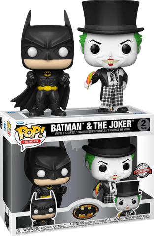 Batman & the Joker 2 Pack DC Pop! Vinyl