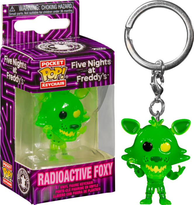 Radioactive Foxy - Five Nights at Freddy's Pop! Keychain