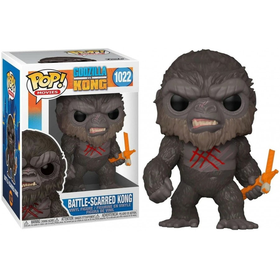 Battle-Scarred Kong #1022 Godzilla Vs. Kong Pop! Vinyl