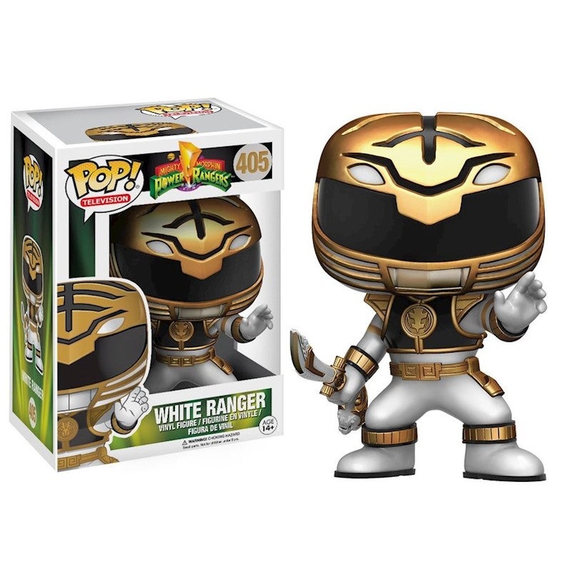 White Ranger #405 Mighty Morphin' Power Rangers Pop! Vinyl PRE-OWNED